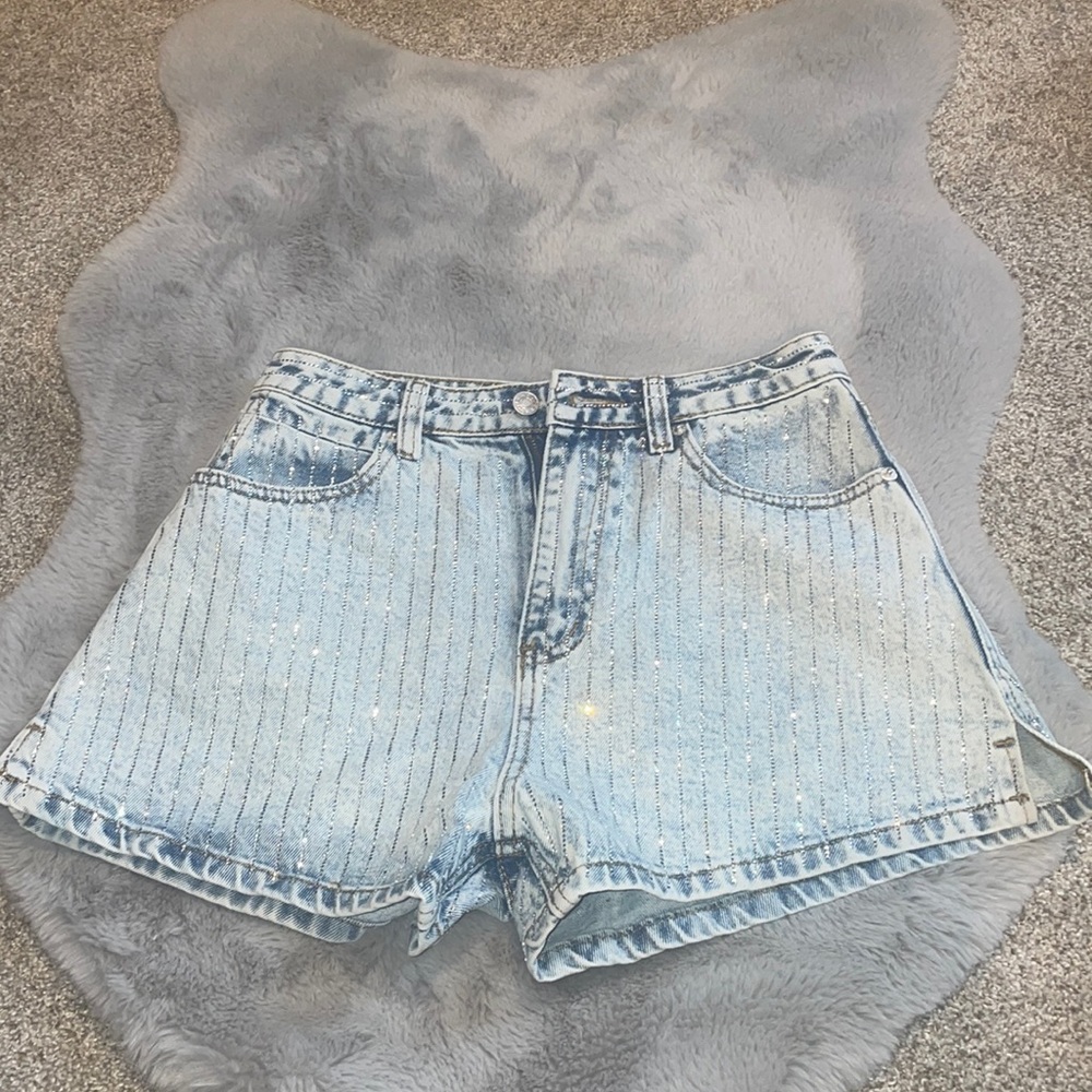 Rhinestone shorts